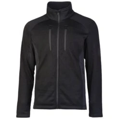 Mil-Tec Outdoor Kälteschutzjacke Strukturfleece Schwarz