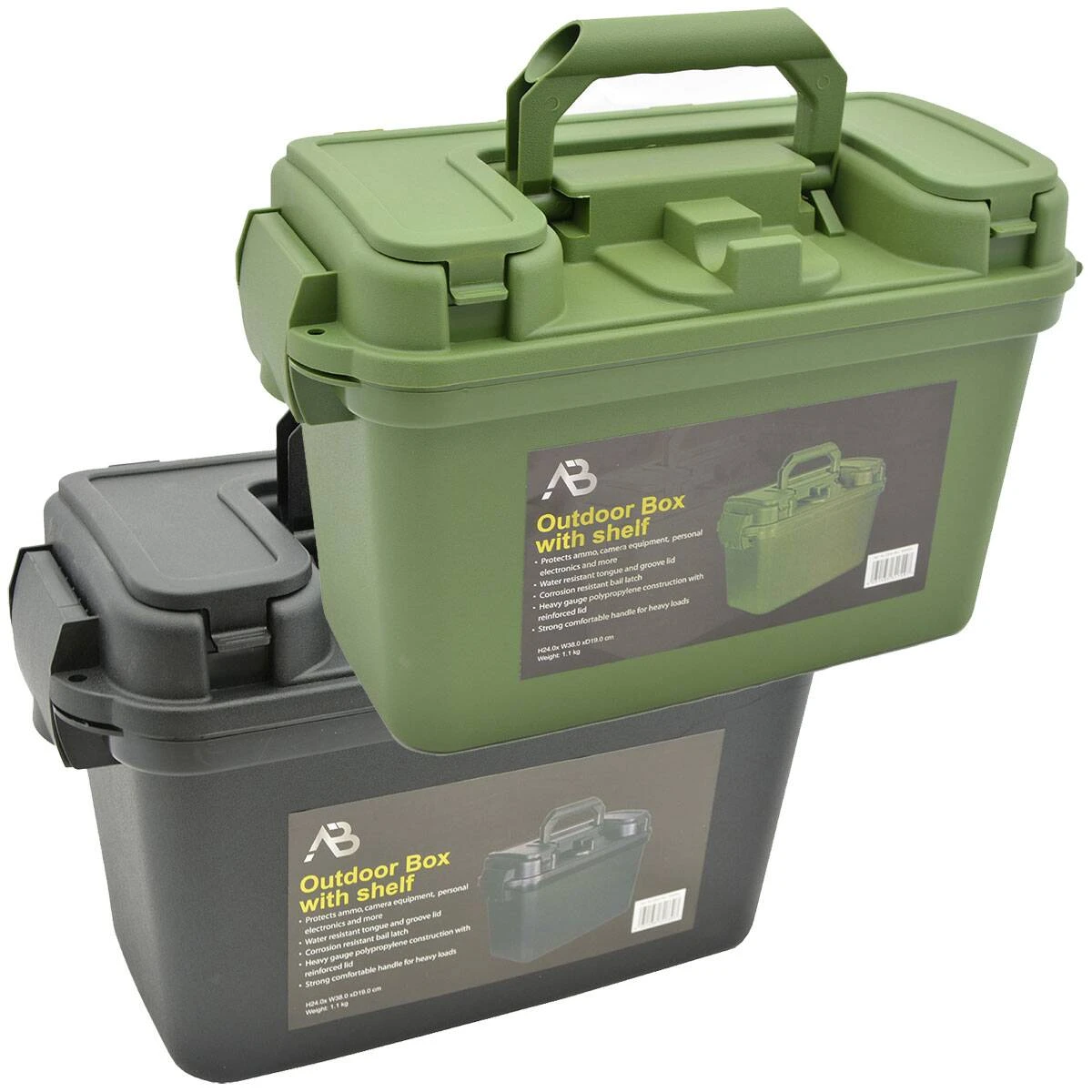 Outdoorbox Mit Klappdeckel Versch. Farben 3 Outdoorbox Mit Klappdeckel Versch. Farben