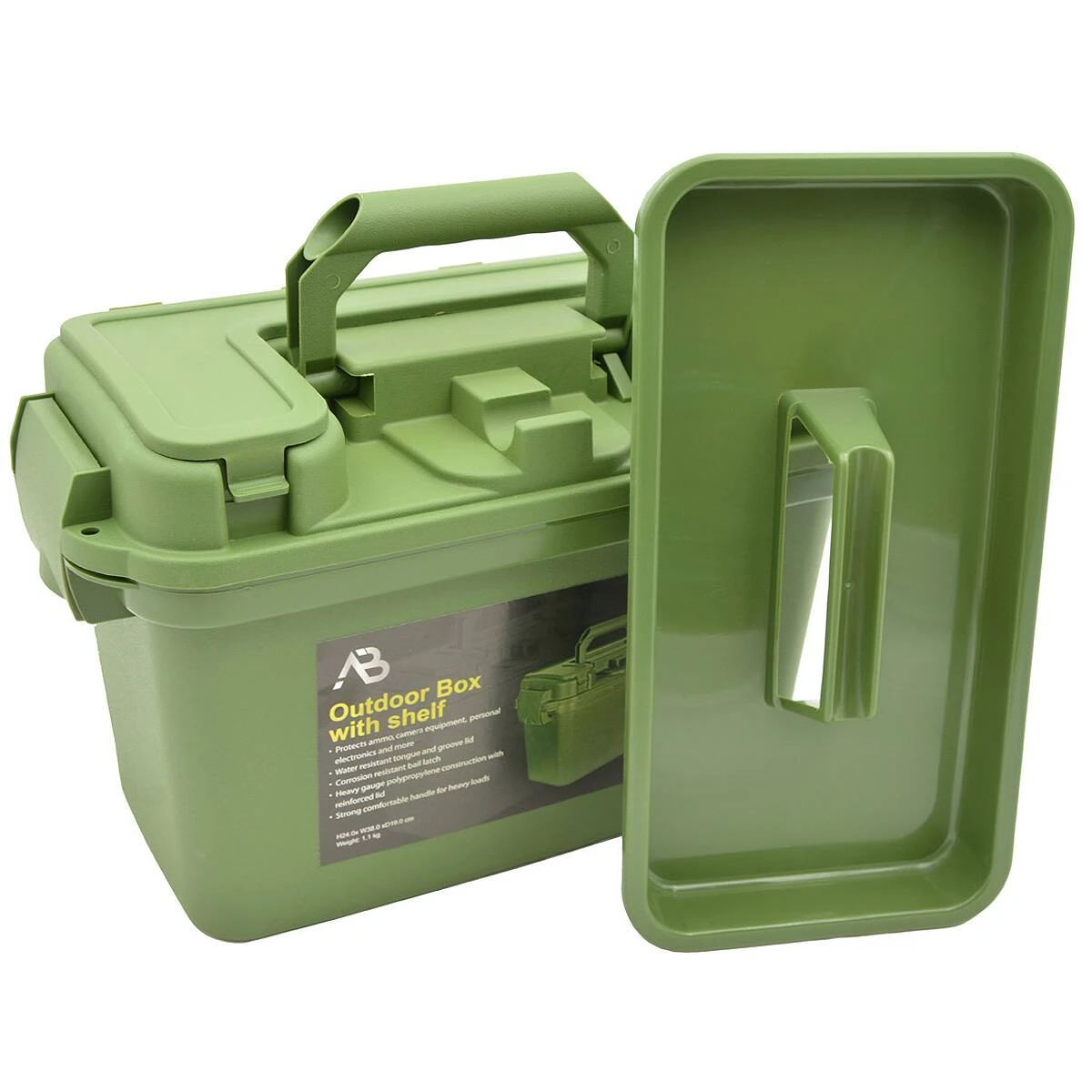 Outdoorbox Mit Klappdeckel Versch. Farben 4 Outdoorbox Mit Klappdeckel Versch. Farben – Bild 2