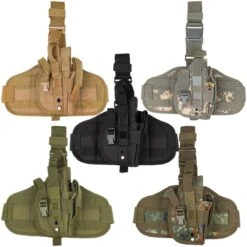 Pistolenbeinhoster Molle Versch. Farben