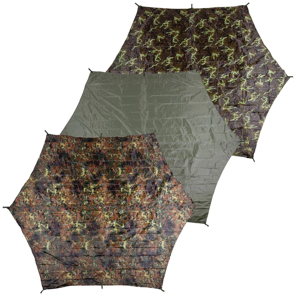 Plane Hexagon Tarp Versch. Farben 3 Plane Hexagon Tarp Versch. Farben