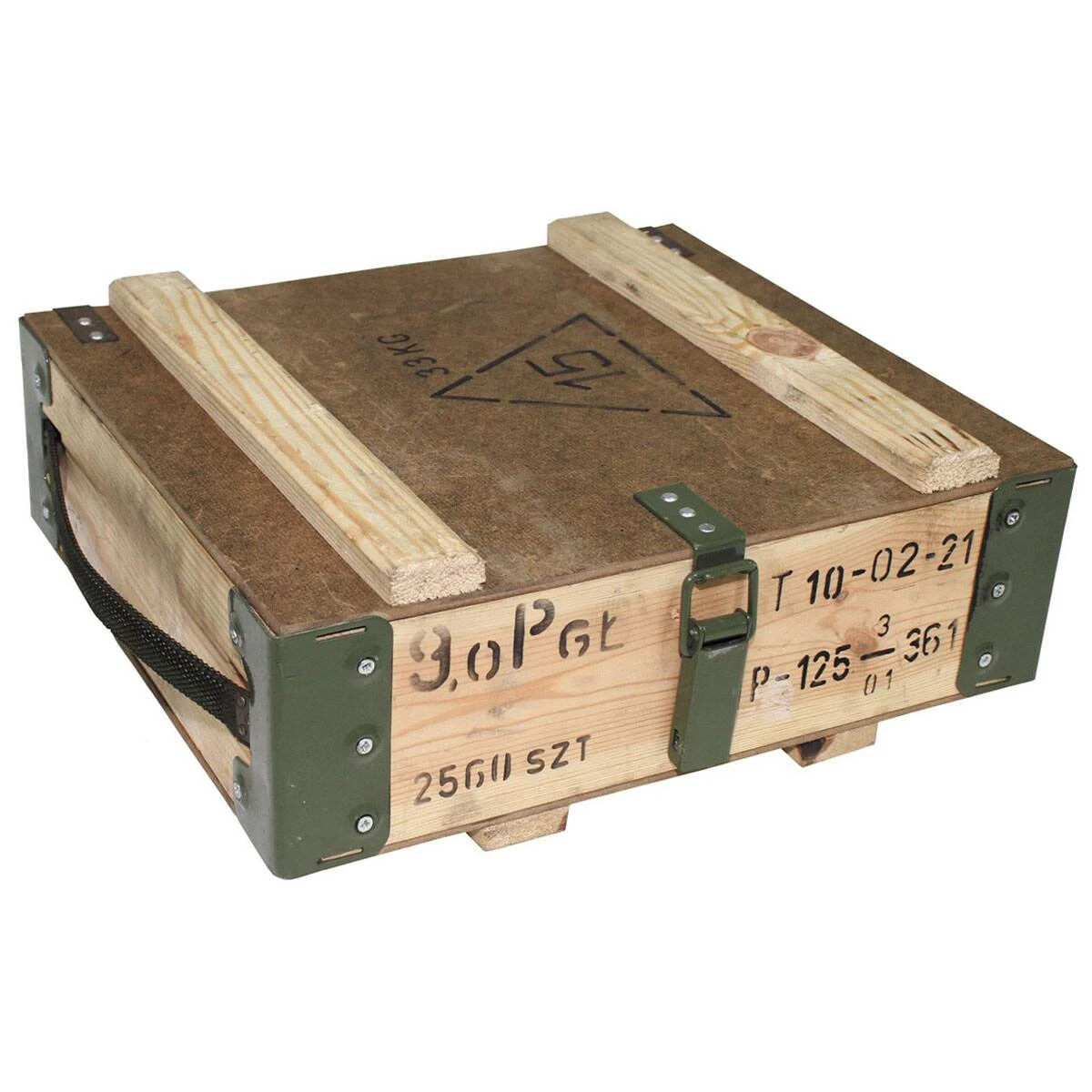 Polnische Holzkiste Mit Metallbeschlägen 3 Polnische Holzkiste Mit Metallbeschlägen