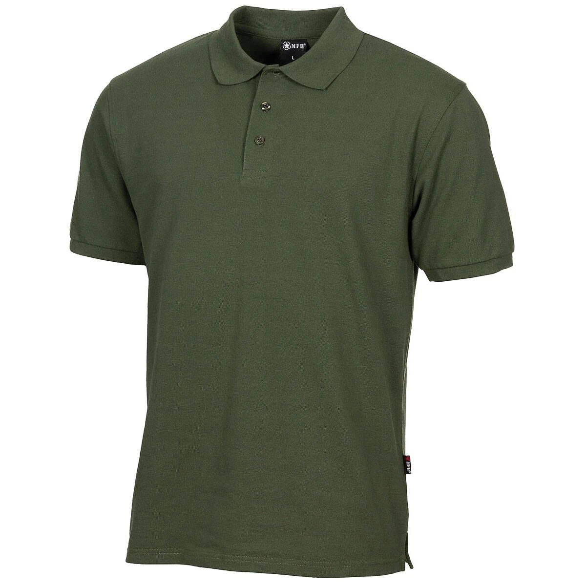 Poloshirt Mit Knopfleiste Oliv 3 Poloshirt Mit Knopfleiste Oliv