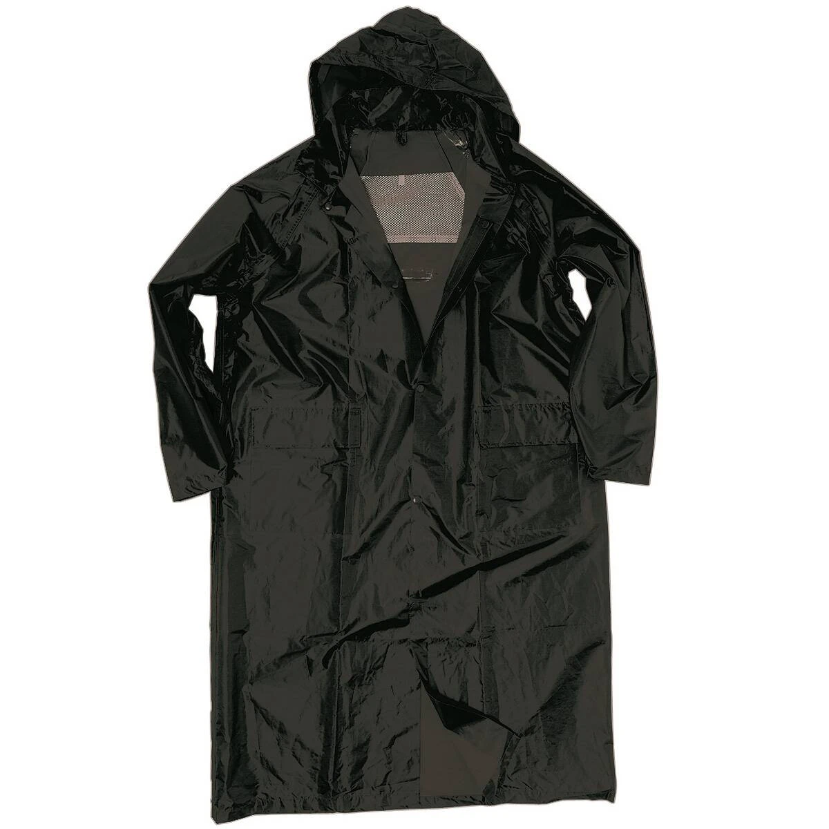 Mil-Tec Regenmantel Schwarz 5 Mil-Tec Regenmantel Schwarz – Bild 3