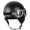 Mil-Tec Retro Helm Halbschale Schwarz