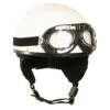 Mil-Tec Retro Helm Halbschale Weiß 1 Mil-Tec Retro Helm Halbschale Weiß -Outdoorfan Geschaft retro helm halbschale weiss