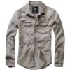 Brandit Riley Denim Hemd Grau 2 Brandit Riley Denim Hemd Grau -Outdoorfan Geschaft riley denim hemd grau 1