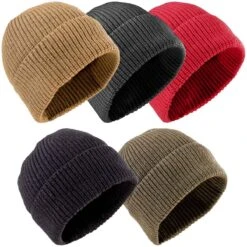 Rollmütze Merino Classic Versch. Farben