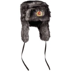 Mil-Tec Russ. Fellmütze Shapka Schwarz