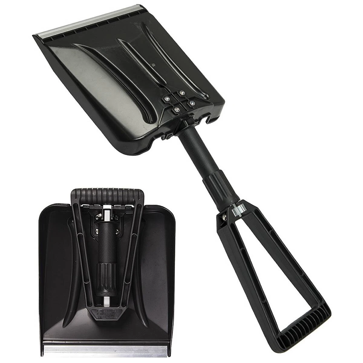 Mil-Tec Schneeschaufel Klappbar Schwarz 4 Mil-Tec Schneeschaufel Klappbar Schwarz – Bild 2