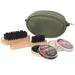 Mil-Tec Schuhputzzeug Komplett Versch. Farben -Outdoorfan Geschaft schuhputzzeug komplett versch farben2