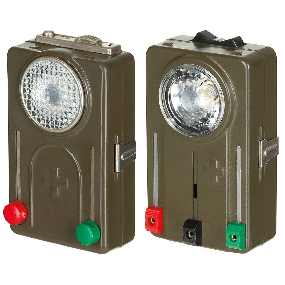 Schweizer Taschenlampe Oliv 3 Schweizer Taschenlampe Oliv