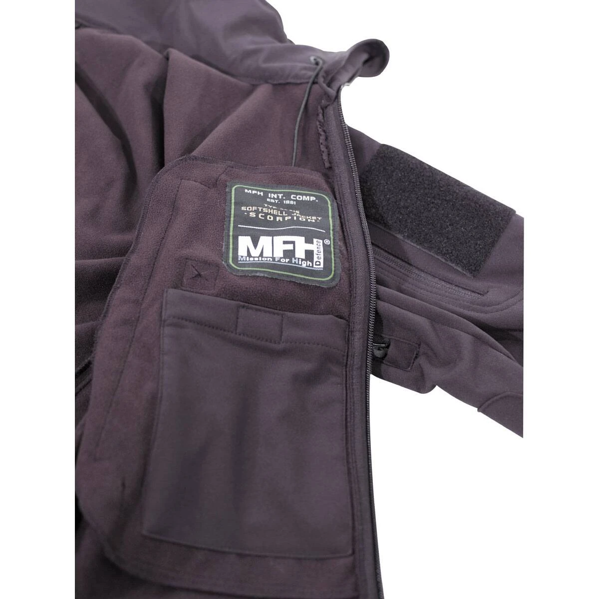 Softshell Jacke Scorpion Schwarz 7 Softshell Jacke Scorpion Schwarz – Bild 5