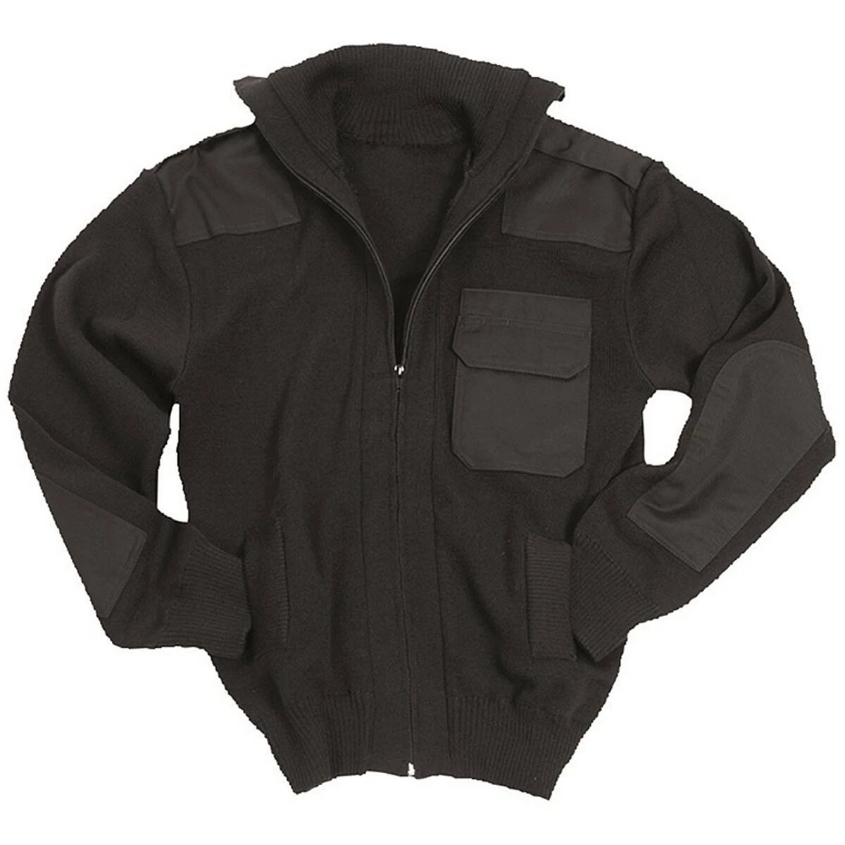 Strickjacke MIL-TEC Schwarz 3 Strickjacke MIL-TEC Schwarz