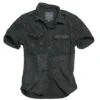 SURPLUS Raw Vintage Shirt Kurzarm Schwarz