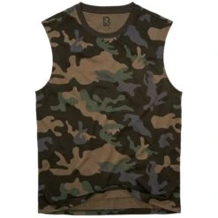 Brandit T-Shirt ärmellos Darkcamo
