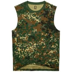 Brandit T-Shirt ärmellos Flecktarn