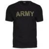 Mil-Tec T-Shirt ARMY Schwarz -Outdoorfan Geschaft t shirt army schwarz 1