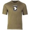 Mil-Tec T-Shirt Oliv 101st. Airborne 1 Mil-Tec T-Shirt Oliv 101st. Airborne -Outdoorfan Geschaft t shirt oliv 101st airborne