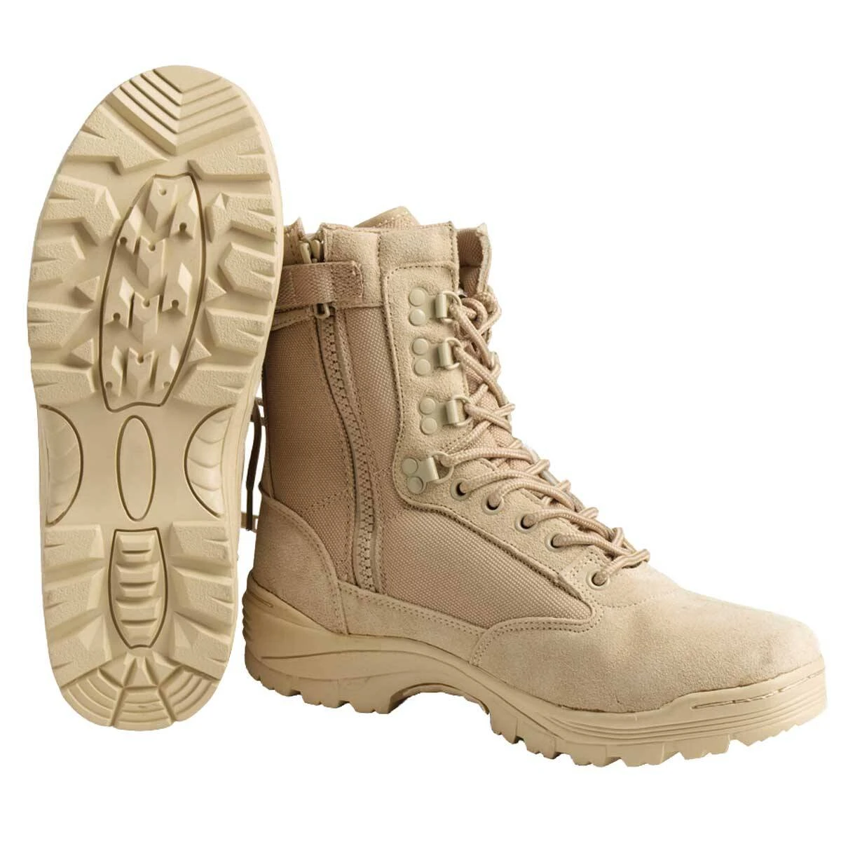 Mil-Tec Tactical Boot YKK Zipper Khaki 3 Mil-Tec Tactical Boot YKK Zipper Khaki
