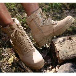 Brandit Tactical Swat Boots Zipper Camel -Outdoorfan Geschaft tactical swat boots zipper camel3