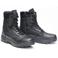 Brandit Tactical Swat Boots Zipper Schwarz