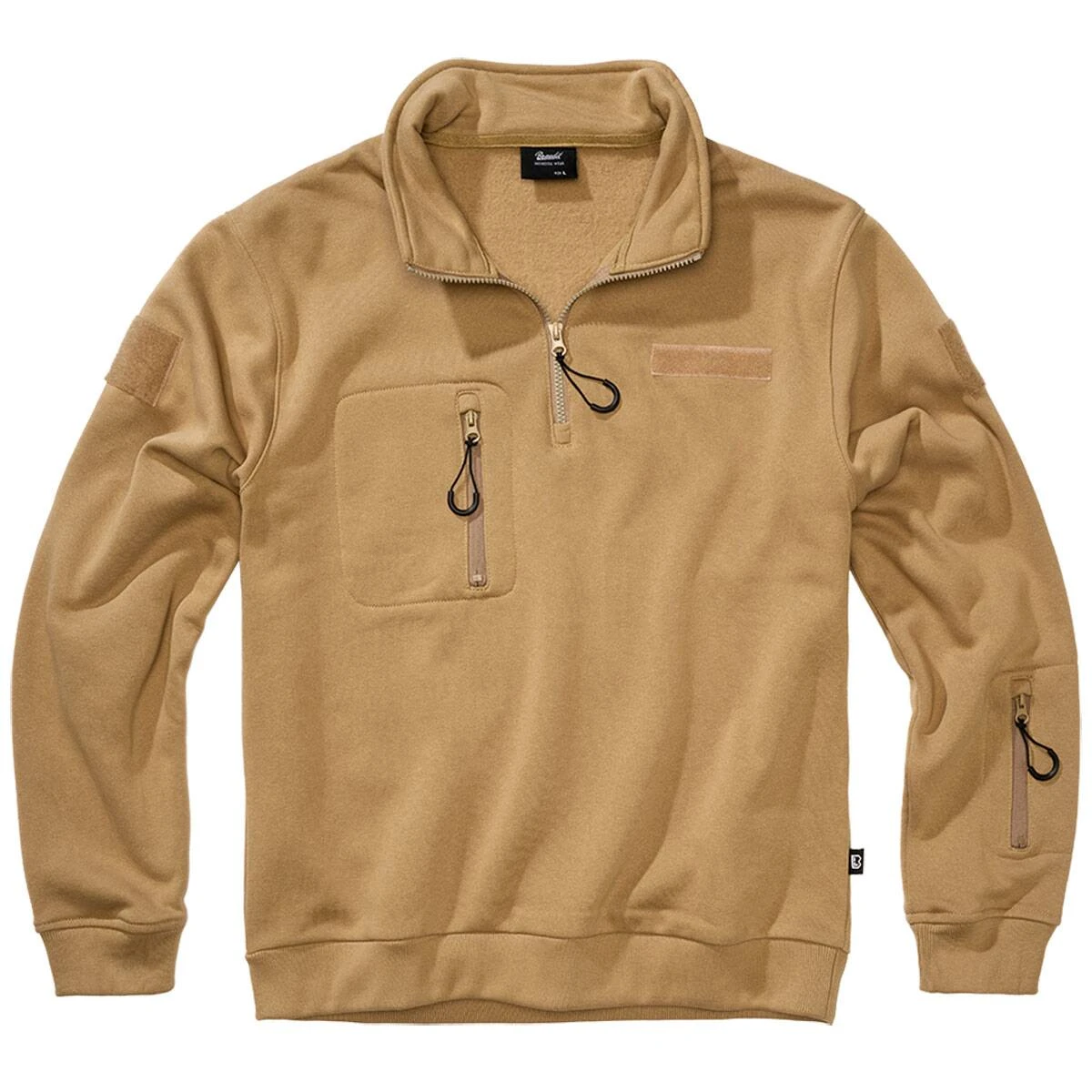Brandit Tactical Sweat Troyer Camel 3 Brandit Tactical Sweat Troyer Camel