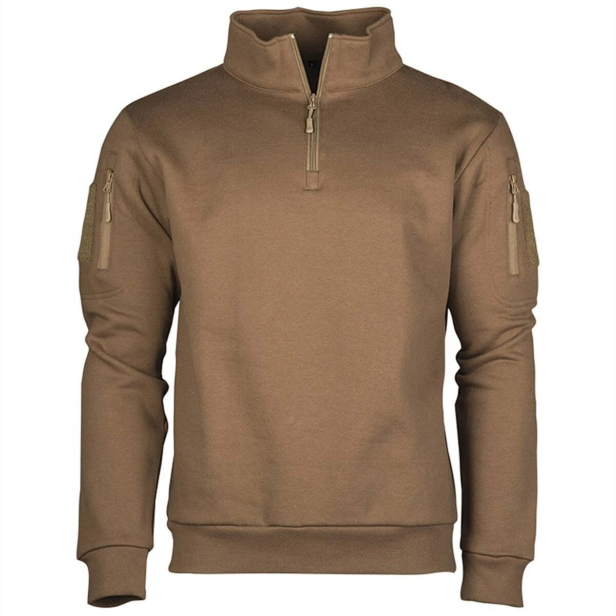 Mil-Tec Tactical Sweatshirt Mit Zipper Coyote 3 Mil-Tec Tactical Sweatshirt Mit Zipper Coyote