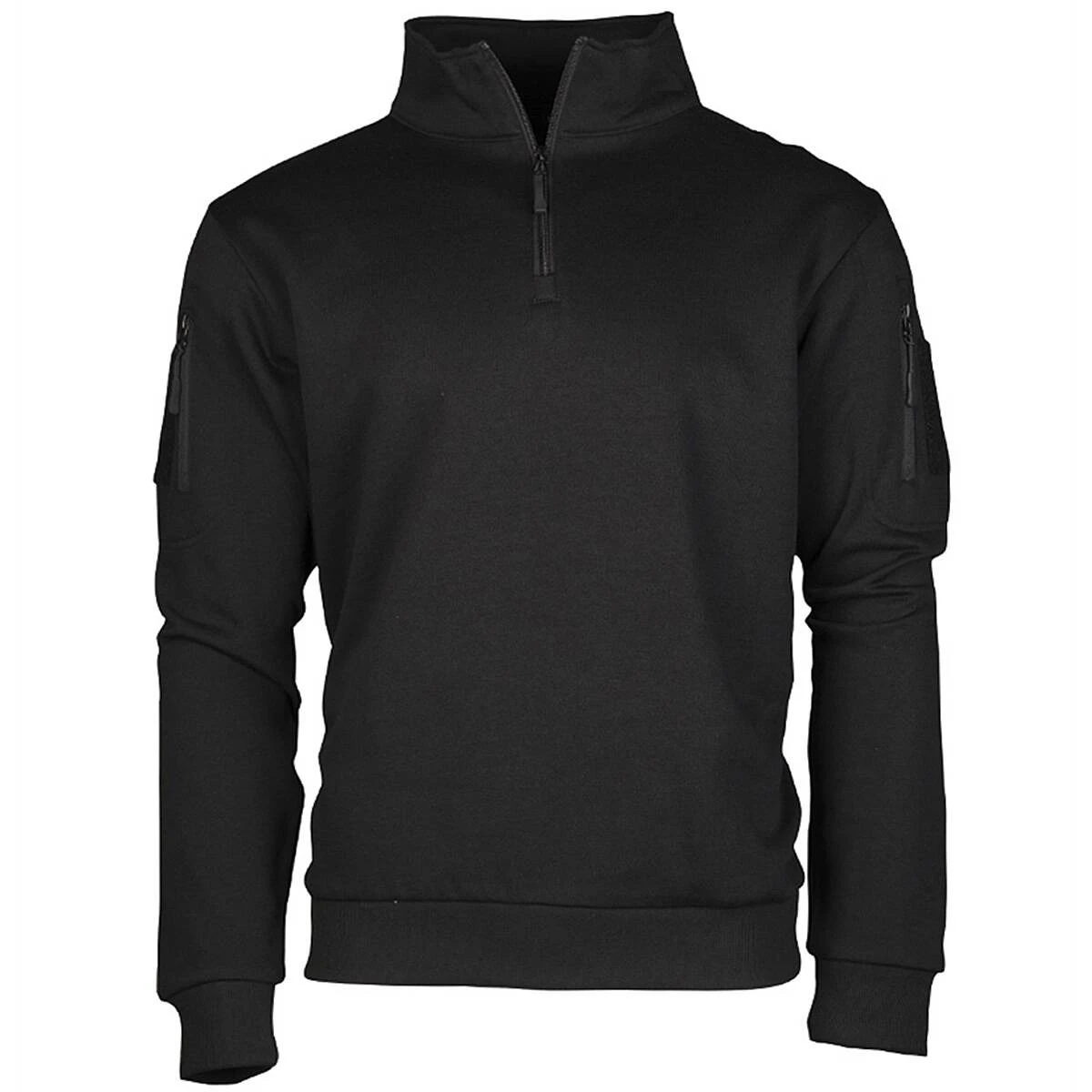 Mil-Tec Tactical Sweatshirt Mit Zipper Schwarz 3 Mil-Tec Tactical Sweatshirt Mit Zipper Schwarz