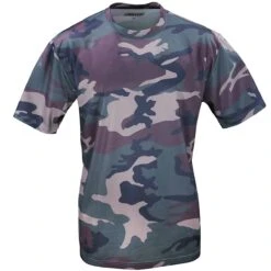 Tactical T-Shirt Quickdry Woodland