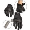 Mil-Tec Taktische Handschuhe Leder/Aramid Schwarz -Outdoorfan Geschaft taktische handschuhe leder aramid schwarz