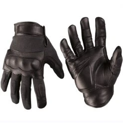 Mil-Tec Taktische Handschuhe Leder/Aramid Schwarz -Outdoorfan Geschaft taktische handschuhe leder aramid schwarz2