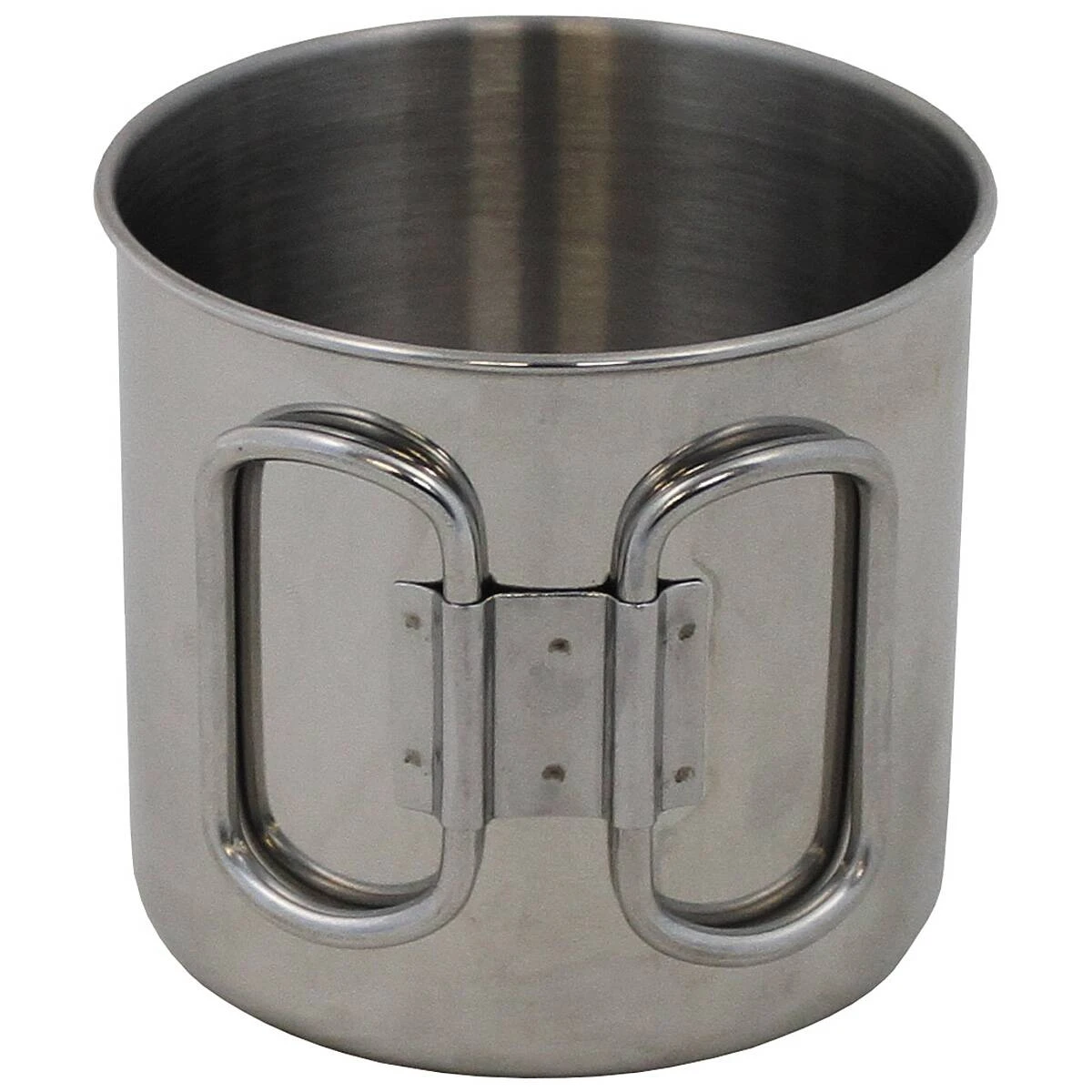 Tasse Edelstahl Mit Klappgriffen 4 Tasse Edelstahl Mit Klappgriffen – Bild 2