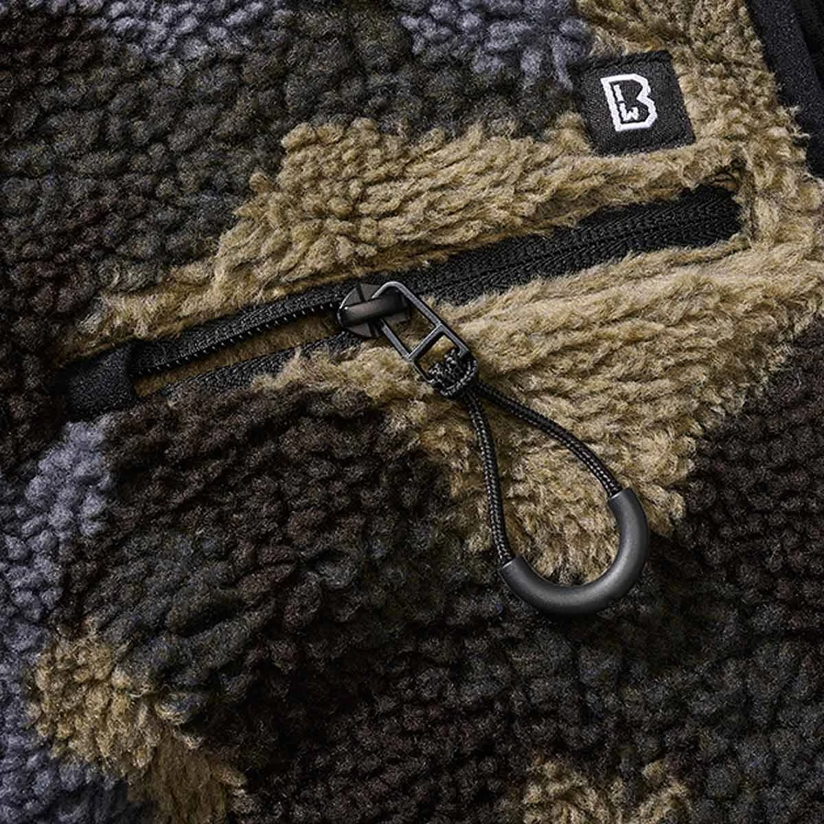 Brandit Teddyfleecce Weste Darkcamo 5 Brandit Teddyfleecce Weste Darkcamo – Bild 3