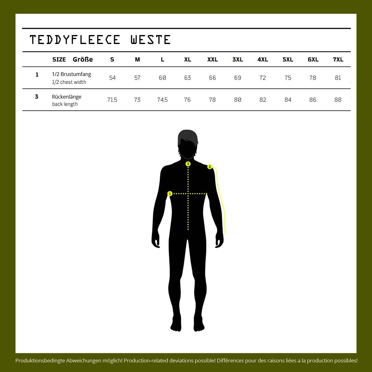 Brandit Teddyfleecce Weste Darkcamo 7 Brandit Teddyfleecce Weste Darkcamo – Bild 5