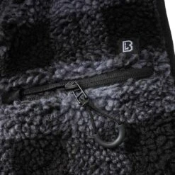 Brandit Teddyfleecce Weste Schwarz-grau -Outdoorfan Geschaft teddyfleecce weste schwarz grau3
