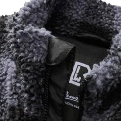 Brandit Teddyfleecce Weste Schwarz-grau -Outdoorfan Geschaft teddyfleecce weste schwarz grau4