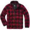 Brandit Teddyfleece Jacke Rot-schwarz 1 Brandit Teddyfleece Jacke Rot-schwarz -Outdoorfan Geschaft teddyfleece jacke rot schwarz 1