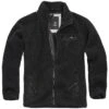 Brandit Teddyfleece Jacke Schwarz