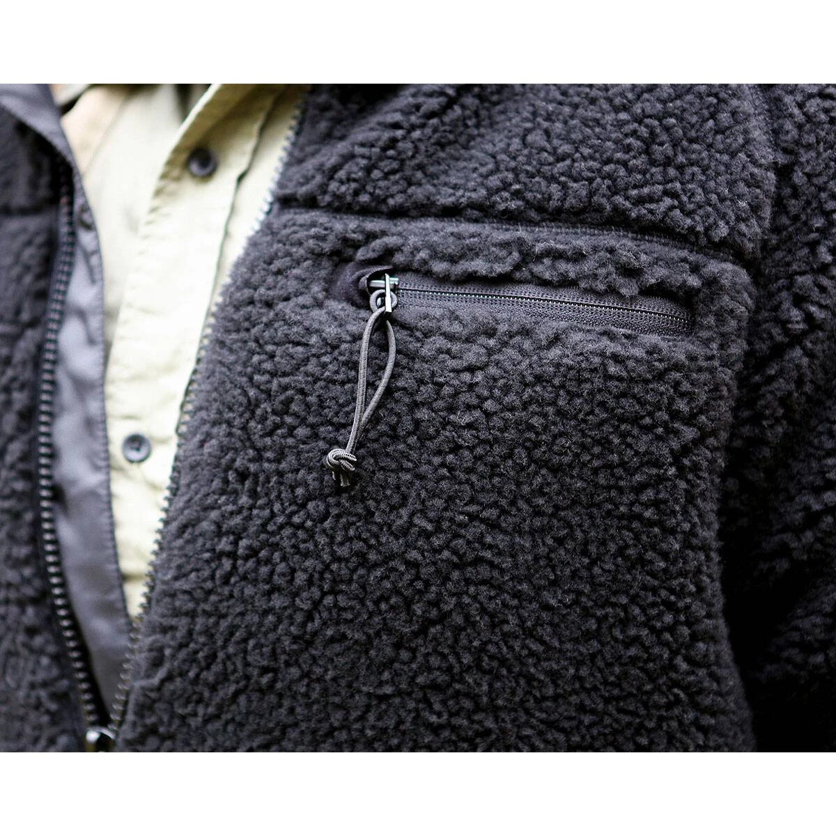 Brandit Teddyfleece Jacke Schwarz 8 Brandit Teddyfleece Jacke Schwarz – Bild 6