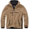 Brandit Teddyfleece Pullover Mit Kapuze Camel 1 Brandit Teddyfleece Pullover Mit Kapuze Camel -Outdoorfan Geschaft teddyfleece pullover mit kapuze camel