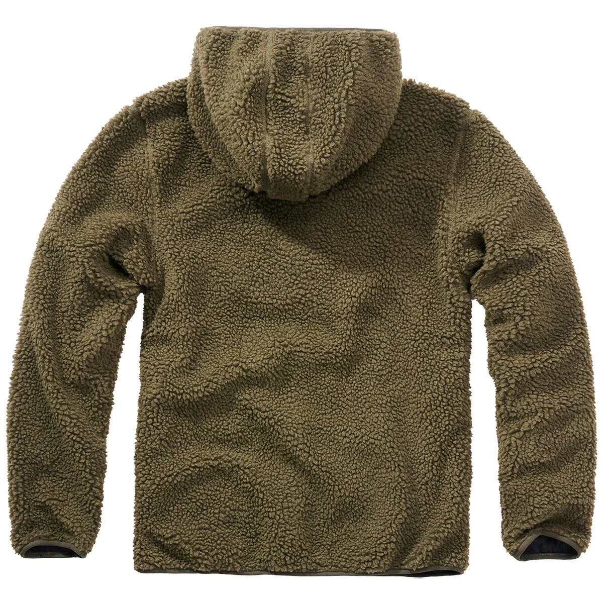 Brandit Teddyfleece Pullover Mit Kapuze Oliv 4 Brandit Teddyfleece Pullover Mit Kapuze Oliv – Bild 2