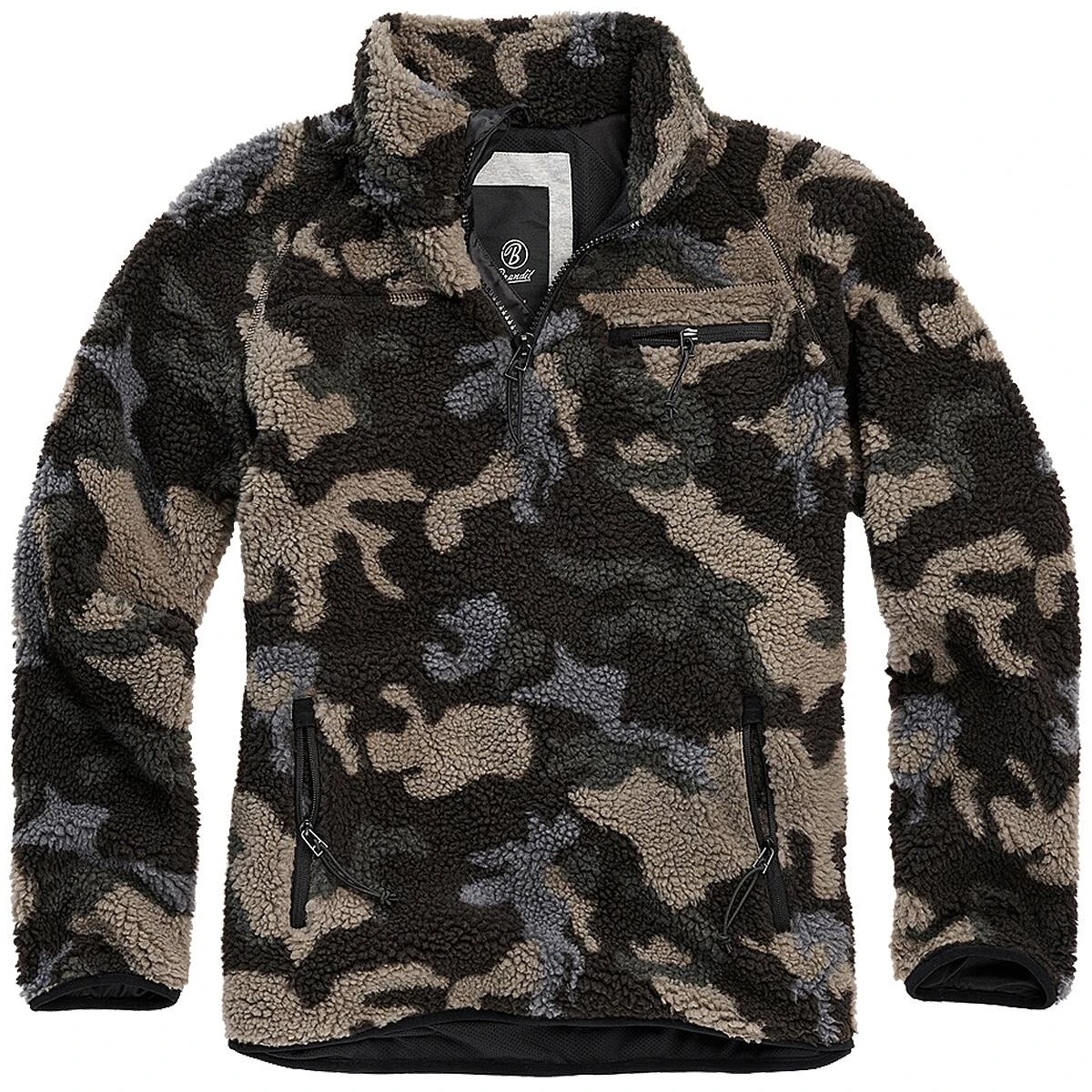 Brandit Teddyfleece Troyer Darkcamo 3 Brandit Teddyfleece Troyer Darkcamo