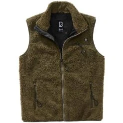 Brandit Teddyfleece Weste Oliv