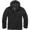 Brandit Teddyfleece Worker Jacke Mit Kapuze Schwarz -Outdoorfan Geschaft teddyfleece worker jacke mit kapuze schwarz