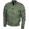 US Airforce Jacke MA1 Oliv -Outdoorfan Geschaft us airforce jacke ma1 oliv