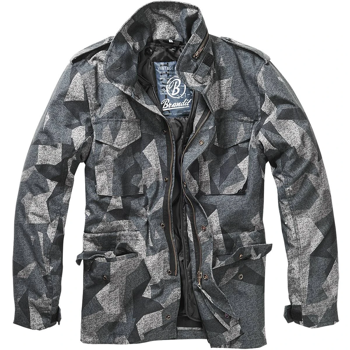 Brandit US Feldjacke M65 Mit Steppfutter Nightcamo Digital 3 Brandit US Feldjacke M65 Mit Steppfutter Nightcamo Digital