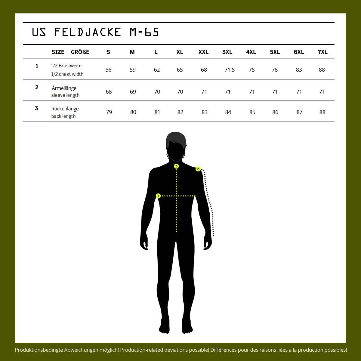 Brandit US Feldjacke M65 Mit Steppfutter Oliv 5 Brandit US Feldjacke M65 Mit Steppfutter Oliv – Bild 3