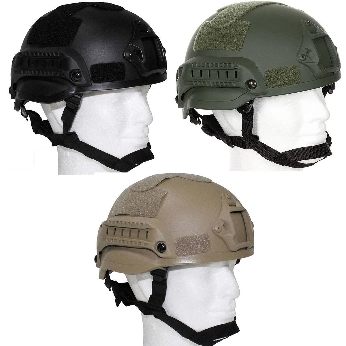 US Gefechtshelm MICH 2002 RAIL Versch. Farben 3 US Gefechtshelm MICH 2002 RAIL Versch. Farben