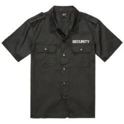 Brandit US Hemd Security Kurzarm Schwarz